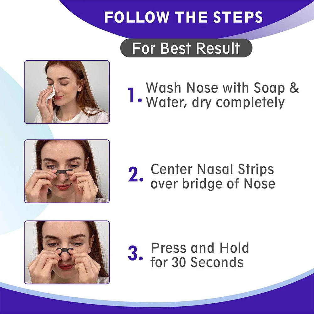90/60/30PCS Black Nose Strips